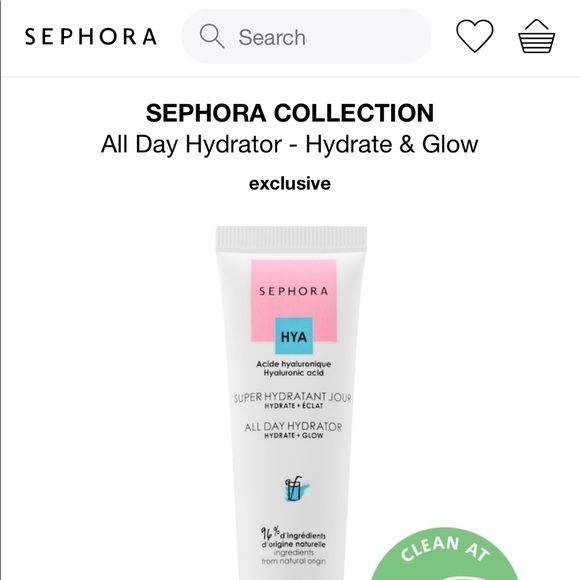Sephora Skincare Sephora Glow Hyaluronic Acid All Day Hydration